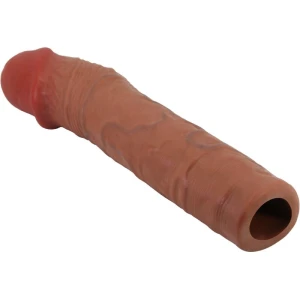 PRETTY LOVE - CHELSEA PENIS SLEEVE WITH 7.6 CM EXTENSION MULATTO